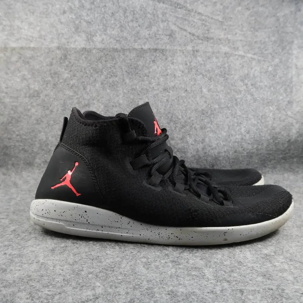 Nike Shoes Mens 12 Air Jordan Sneakers Reveal Basketball Trainers Black Athletic